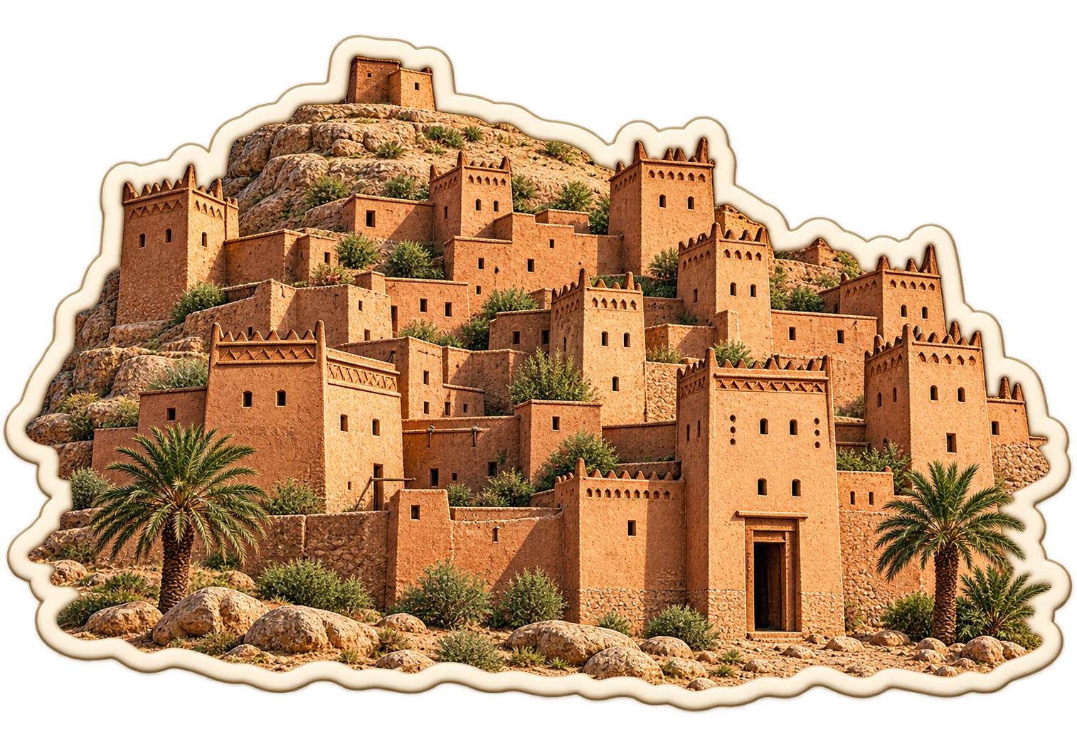Ait Ben Haddou UNESCO Kasbah Sticker