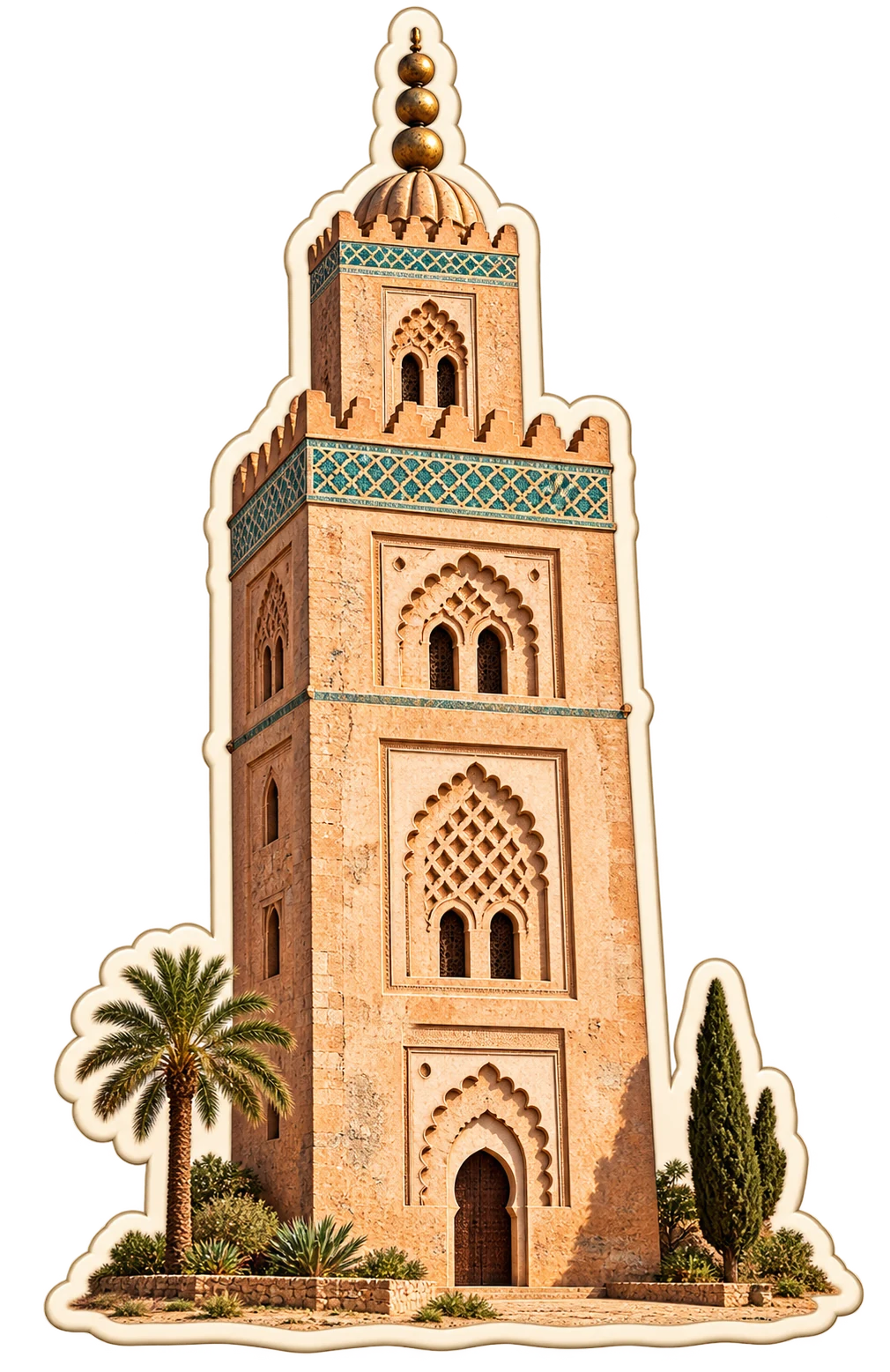 Koutoubia Mosque Marrakech Minaret Sticker